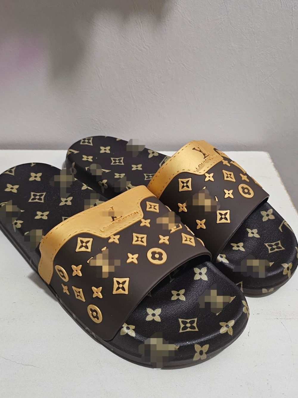 Monogram Slide Sandals